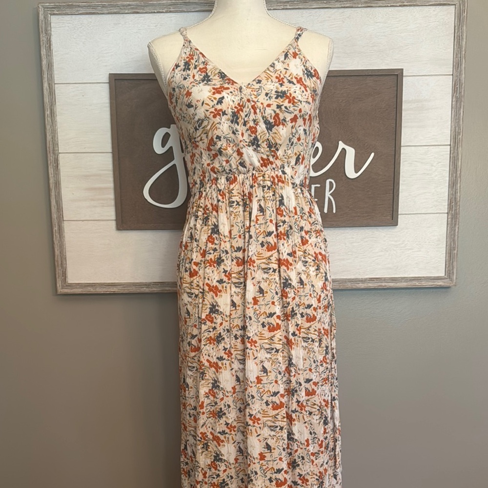 Elegant Floral Maxi Dress